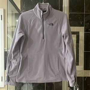 The North Face gray sweatshirt size M, like new condition, worn once.